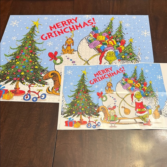 Buffalo Merry Grinchmas Puzzle. 1000 pieces. Complete with poster - Picture 4 of 5